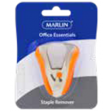 Marlin Office Essentials staple remover blister card assorted colours